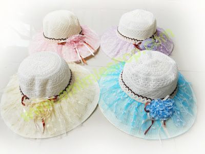 topi pantai bunga bulat