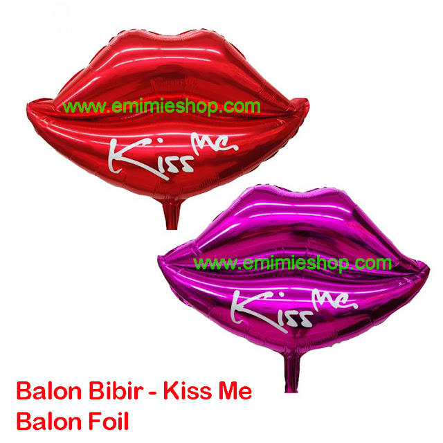 Balon Bibir Kiss Me